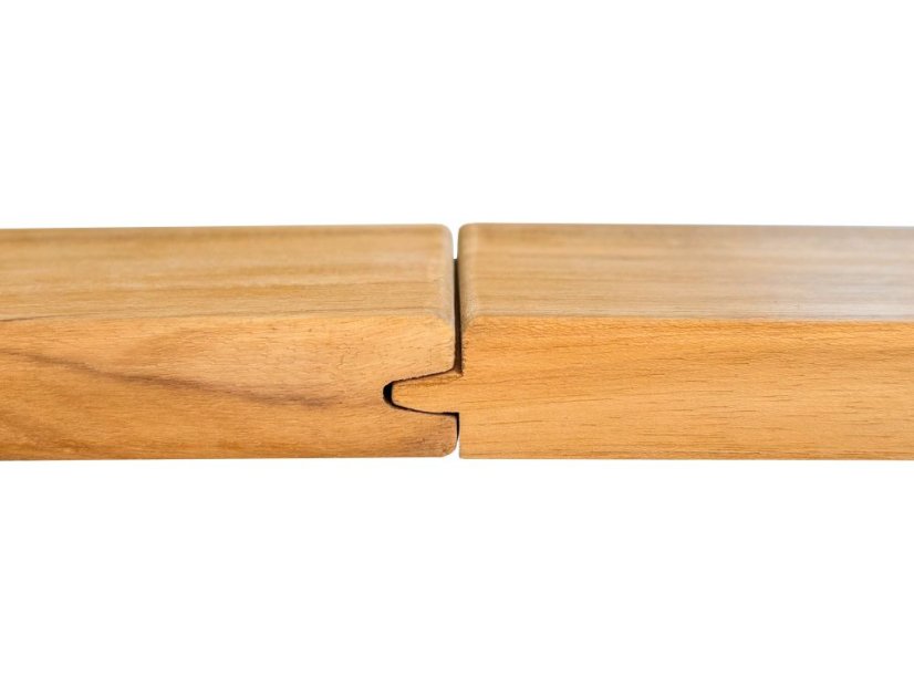 Terasové prkno - Teak P+D, hladké, 20x90 mm - Délka: 1000 mm
