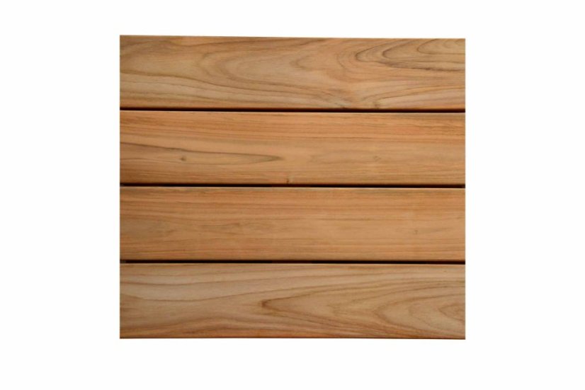 Terasové prkno - Teak P+D, hladké, 20x120 mm - Délka: 1000 mm