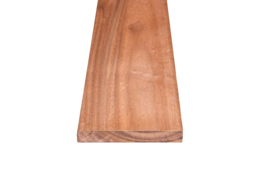Fasádové prkno – Dark Red Meranti (Bukit) hoblované prkno, 18×140 mm