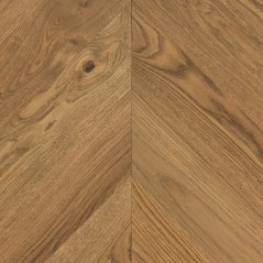 Dřevěná podlaha - Artisan - Chevron - Corse - Hnědý matný lak