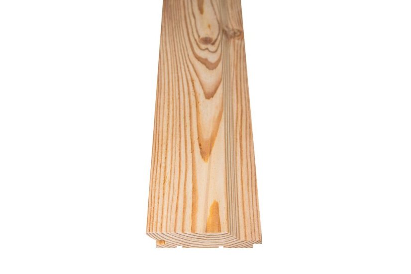 Fasádové prkno – Slezský modřín Raute PD, 24×107 mm - Délka: 4000 mm