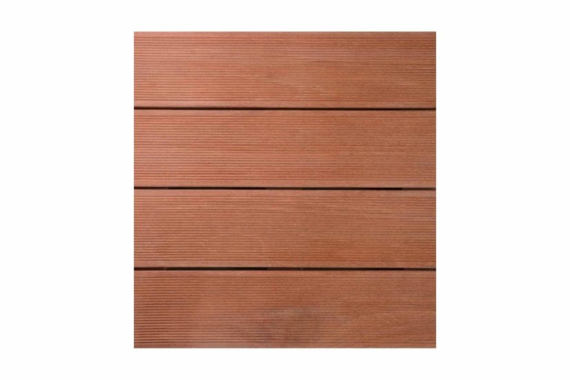 Terasové prkno - Bangkirai, jemná / hrubá drážka, 25x145 mm - Délka: 1000 mm
