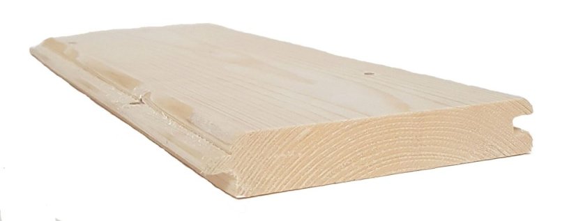 Fasádové prkno – Smrk A/B Klasika, 19×121 mm - Délka: 4000 mm