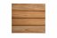 Terasové prkno - Teak P+D, hladké, 20x120 mm - Délka: 1000 mm