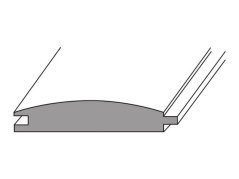 Fasádové prkno – Smrk srubový profil, 21×144 mm