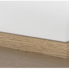 Soklová lišta PEDROSS 16x40 Cubica - Tabacco Oak, kartáč, tmavé póry lakovaný