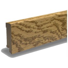 Soklová lišta PEDROSS 16x60 Cubica - Bruno Oak, kartáč, tmavé póry lakovaný