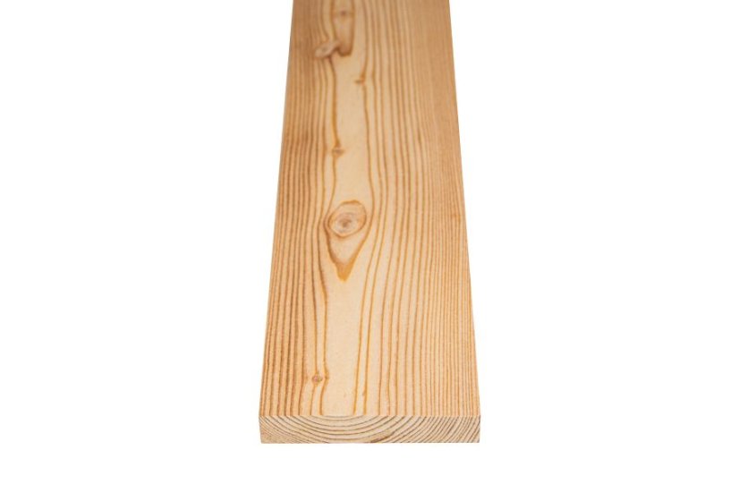 Fasádové prkno – Slezský modřín hoblované prkno A/B, 19×100 mm
