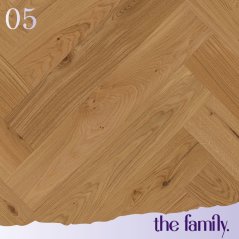 Třivrstvá dubová podlaha - Transparentní olej -Patrik 05
