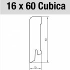 Pedross Cubica 16x60_rozměry