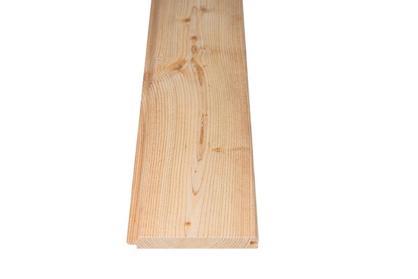 Fasádové prkno – Slezský modřín Klasika, 19×121 mm