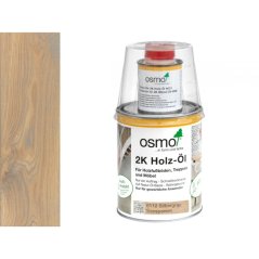 6112 OSMO 2K Olej na dřevo stříbrně šedá