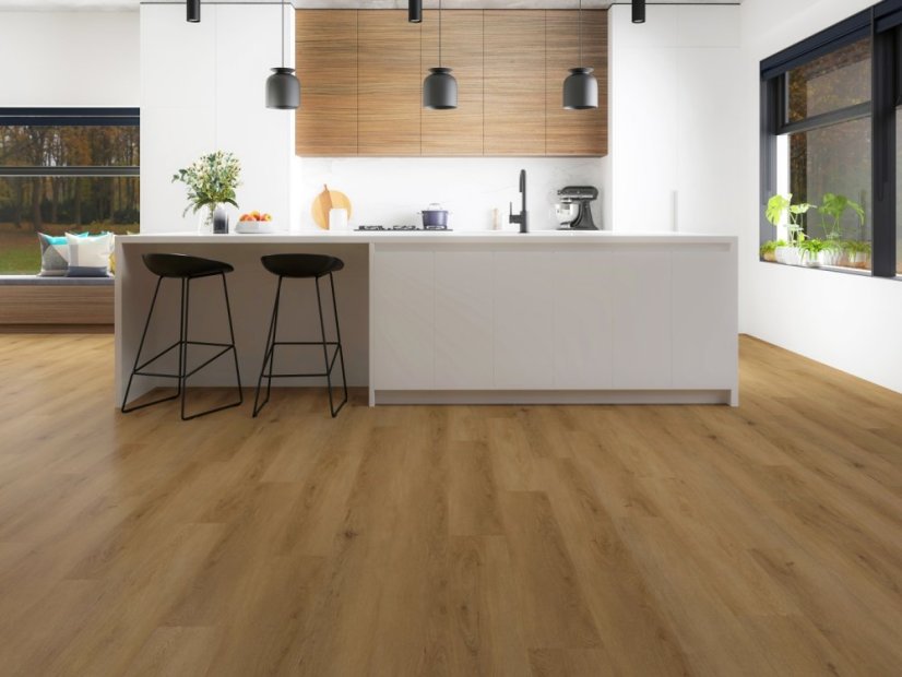 SPC vinylová podlaha - Zenith - Sienna - inspirace v interiéru