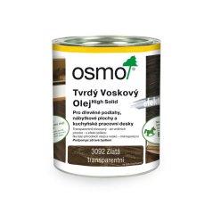 3092 Tvrdý voskový olej barevný Zlatý