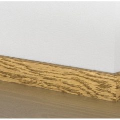 Soklová lišta PEDROSS 16x40 Cubica - Bruno Oak, kartáč, tmavé póry lakovaný