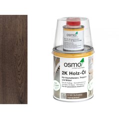 6190 OSMO 2K Olej na dřevo černá