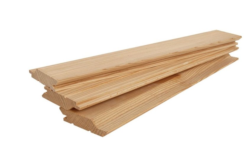 Fasádové prkno – Slezský modřín Raute PD, 24×107 mm - Délka: 4000 mm