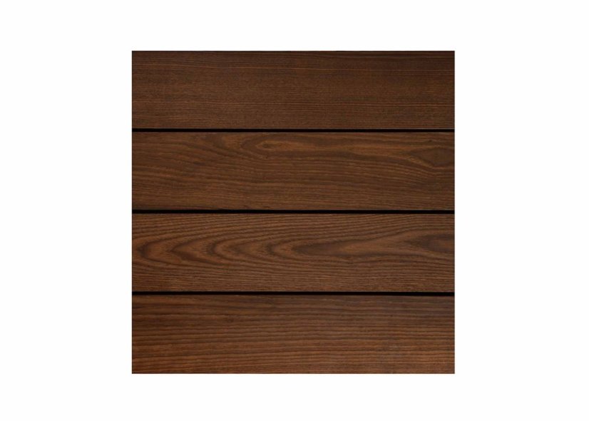 Terasové prkno - Thermo jasan Clip, hladké, 20x115 mm - Délka: 1100 mm