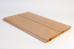 Saunová palubka – Thermo osika STS3 dýhovaný A, 15×120 mm