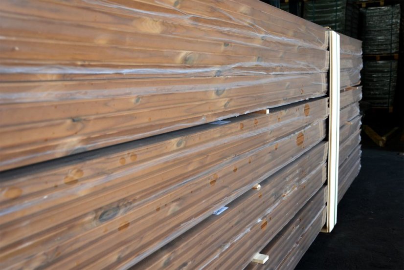 Fasádové prkno – Thermo borovice, Raute, 26×92 mm - Délka: 3000 mm