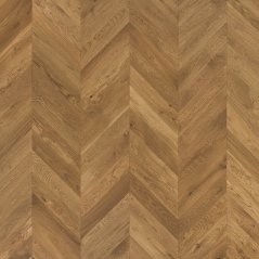 Dřevěná podlaha - Artisan - Chevron - Corse - Hnědý matný lak