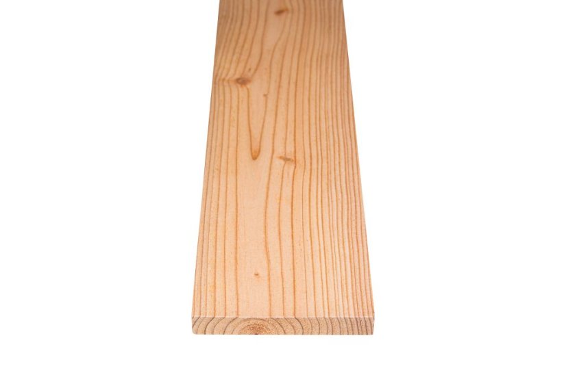 Fasádové prkno – Slezský modřín hoblované prkno A/B, 19×121 mm - Délka: 3000 mm