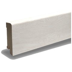 Soklová lišta PEDROSS 16x60 Cubica - Bianco Oak, kartáč lakovaný