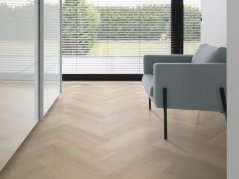 Hybridní vinylová podlaha - COREtec Herringbone - Barley