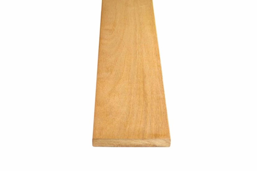 Terasové prkno - Garapa, hladké, 22x145 mm - Délka: 2135 mm