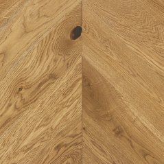 Dřevěná podlaha - Artisan - Chevron - Bordeaux - Hnědý matný lak