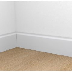 Soklová lišta PEDROSS 18x50 Cubica - Bílá RAL 9010 lakovaný