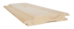Fasádové prkno – Smrk B Softline, 19×121 mm