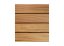 Terasové prkno - Teak P+D, hladké, 20x90 mm - Délka: 1000 mm