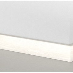 Soklová lišta PEDROSS 16x40 Cubica - Bianco Oak, kartáč lakovaný