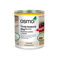 3240 RAPID tvrdý voskový olej Bílý transp.
