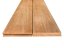 Terasové prkno - Teak P+D, hladké, 20x120 mm - Délka: 1000 mm