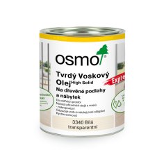 3340 EXPRES Tvrdý voskový olej, bílý transparentní