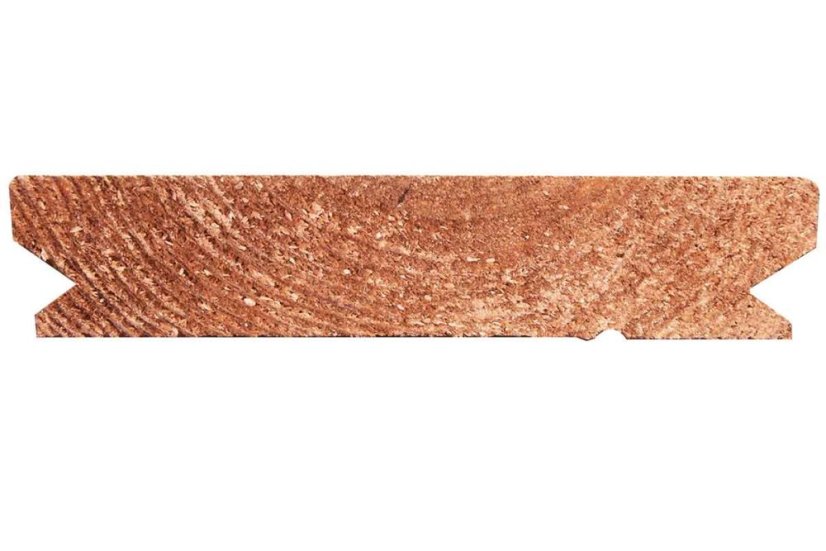 Terasové prkno - Thermo borovice Clip, hladké, 26x117 mm - Délka: 3000 mm