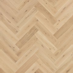 Dřevěná podlaha - Artisan - Herringbone - Gallipoli - Bílý matný lak