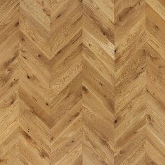 Dřevěná podlaha - Artisan - Chevron - Bordeaux - Hnědý matný lak